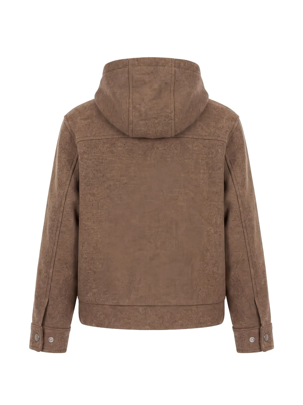 Eleventy Kids Jack met capuchon en rits Bruin