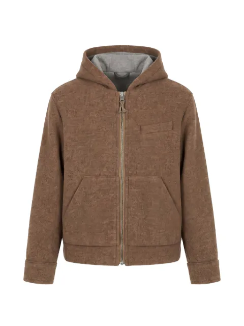 Eleventy Kids Giacca con cappuccio e zip