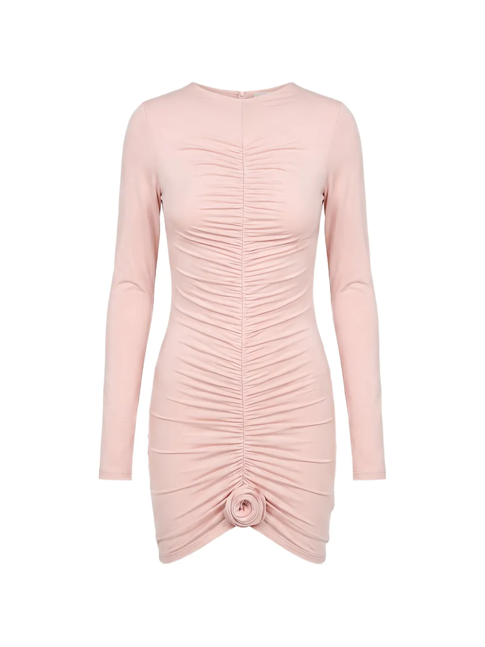 La Reveche Lillibet ruched floral-detail mini dress - Rosa