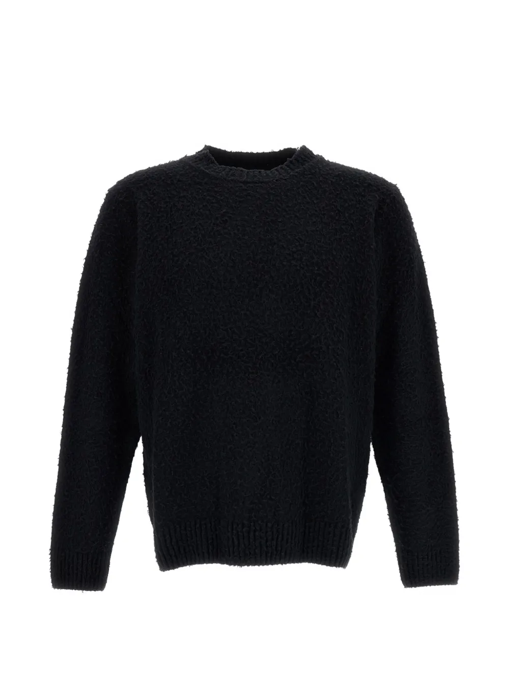 original vintage style brushed-finish crew-neck sweater