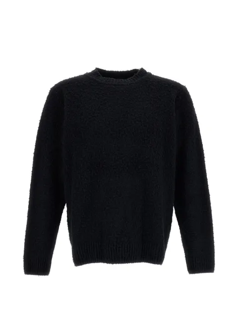 original vintage style brushed-finish crew-neck sweater