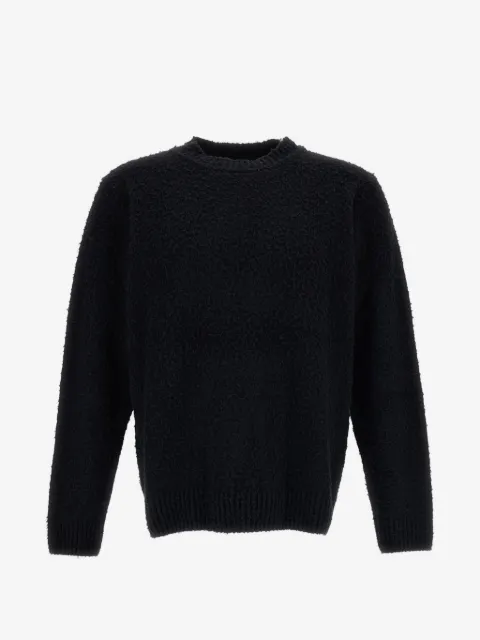 original vintage style brushed-finish crew-neck sweater