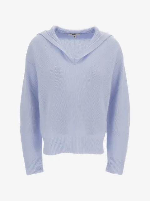 Barena sweater i kashmir og polostil