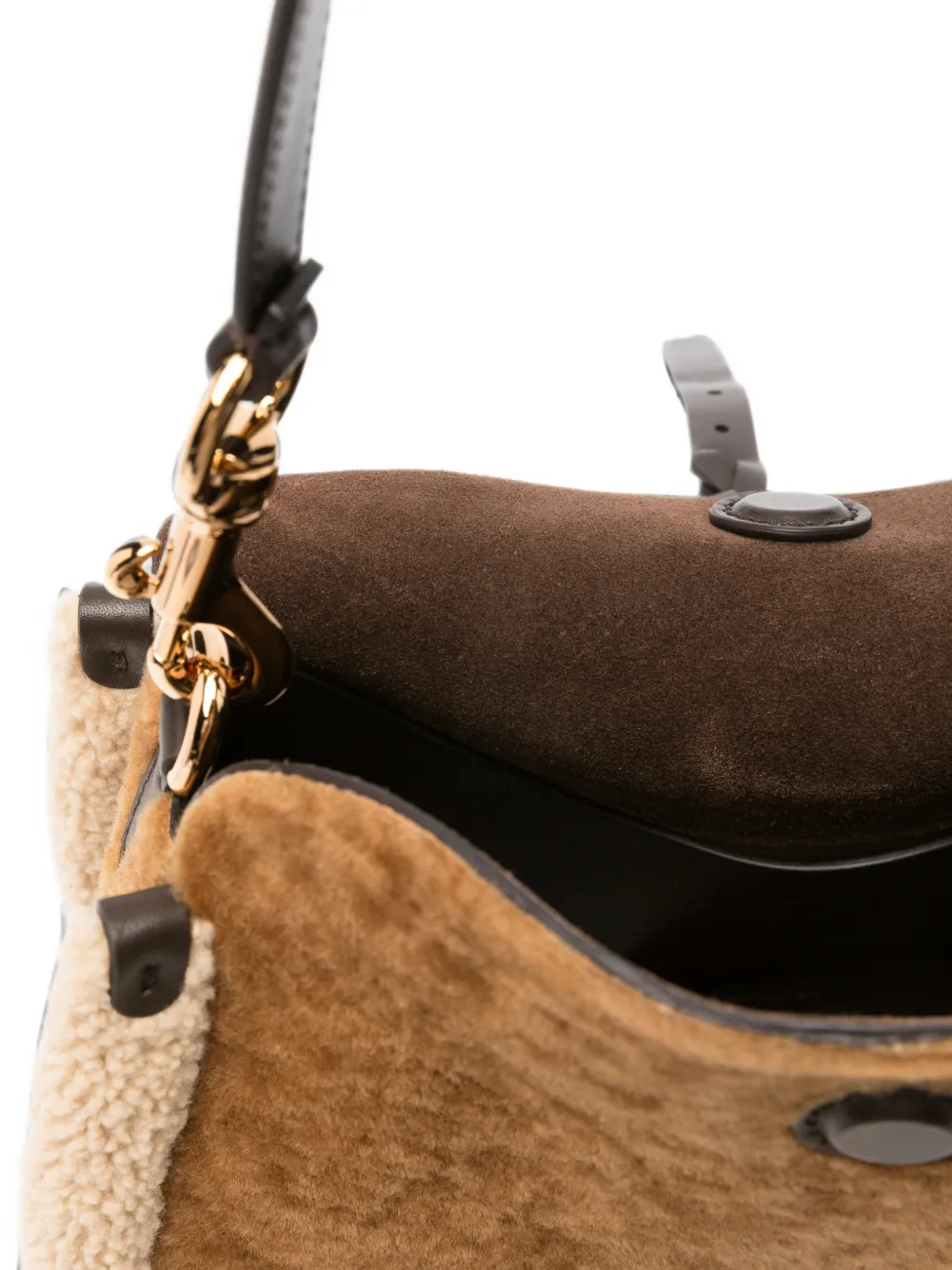 ETRO Crossbodytas met ponyhaar Bruin