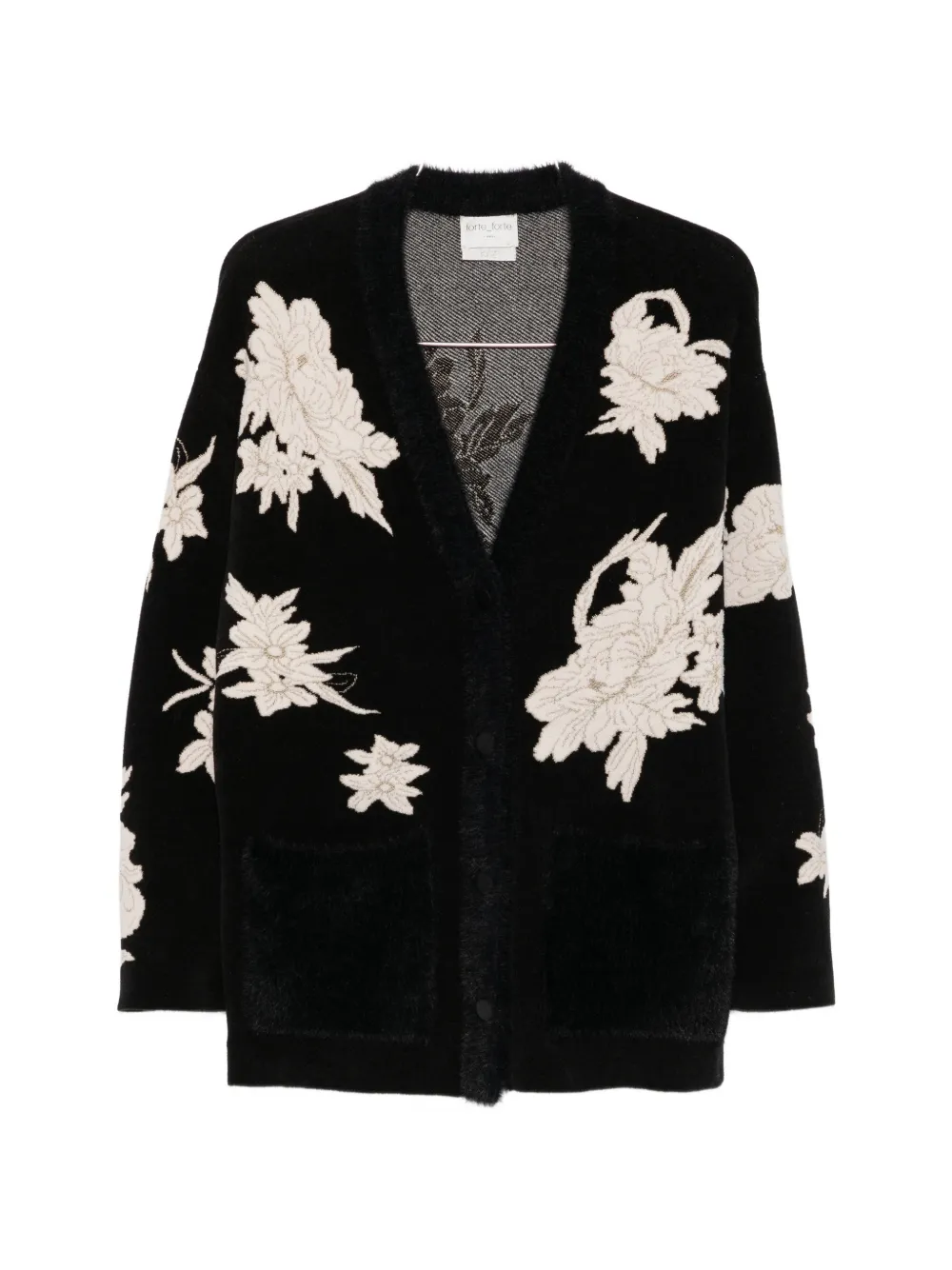 Forte Forte Lotus cardigan - Schwarz