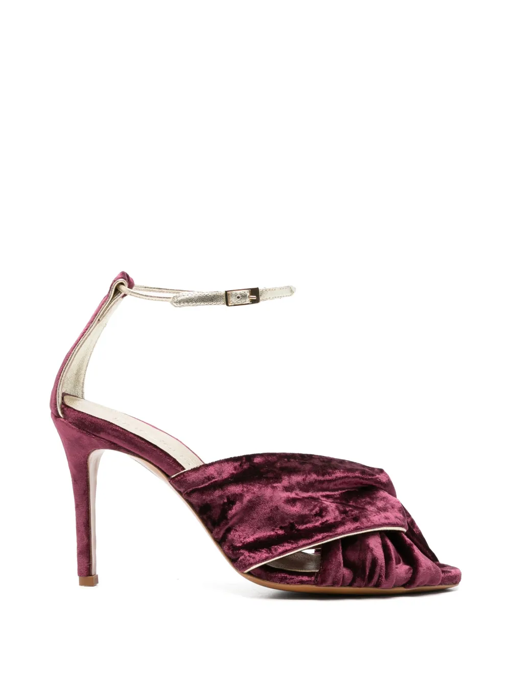 Forte Forte crossover velvet sandals