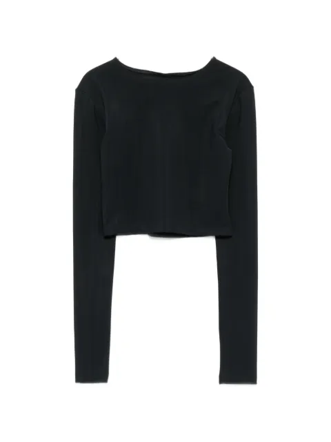 Parlor open-back long-sleeve top