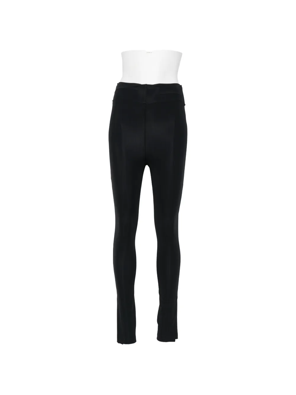 Parlor side-slit slim-fit trousers - Nero