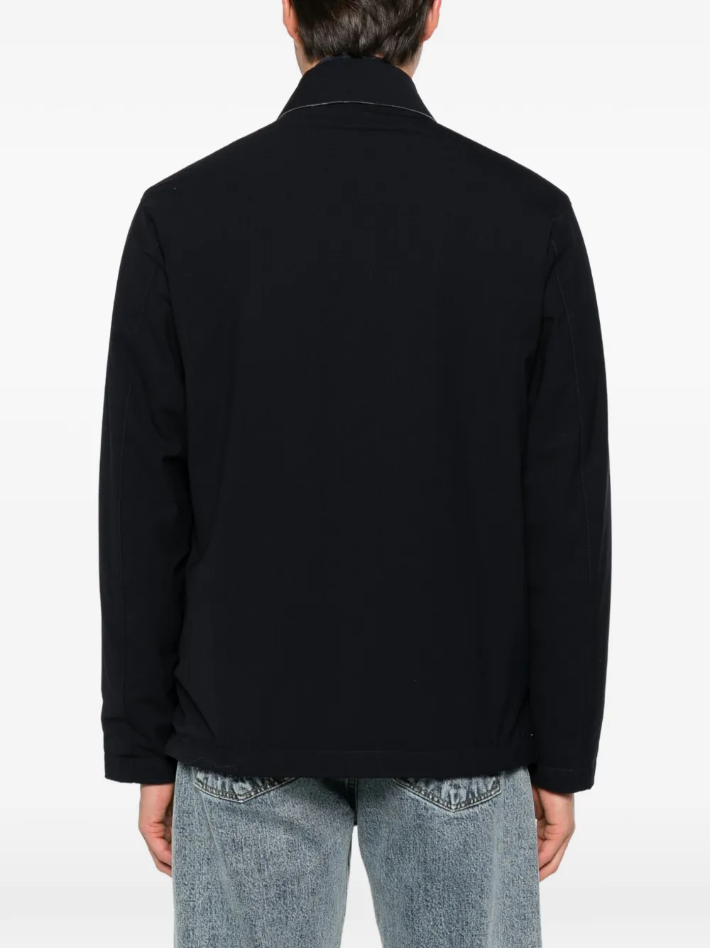 Herno reversible snap-button jacket Blauw