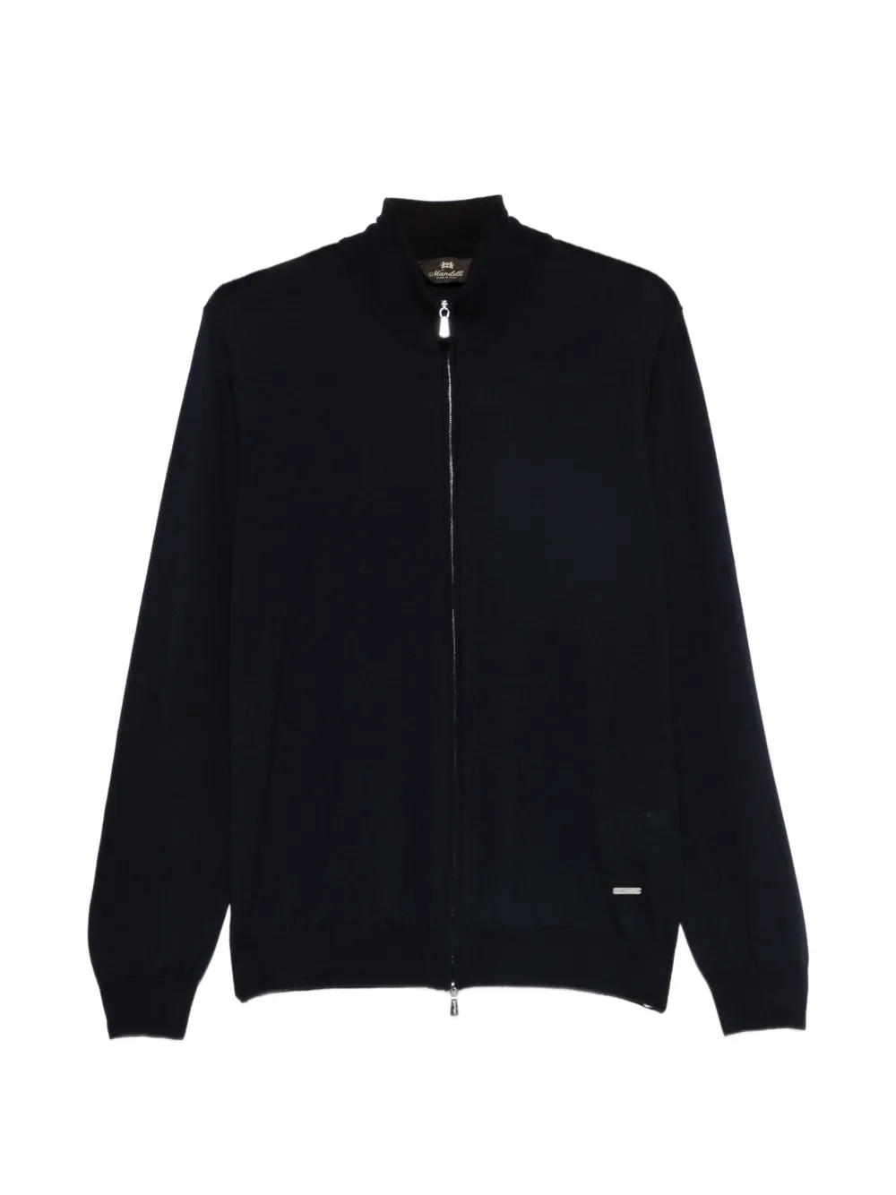 Enrico Mandelli pull à fermeture zippée - Bleu Enrico Mandelli pull à fermeture zippée - Bleu