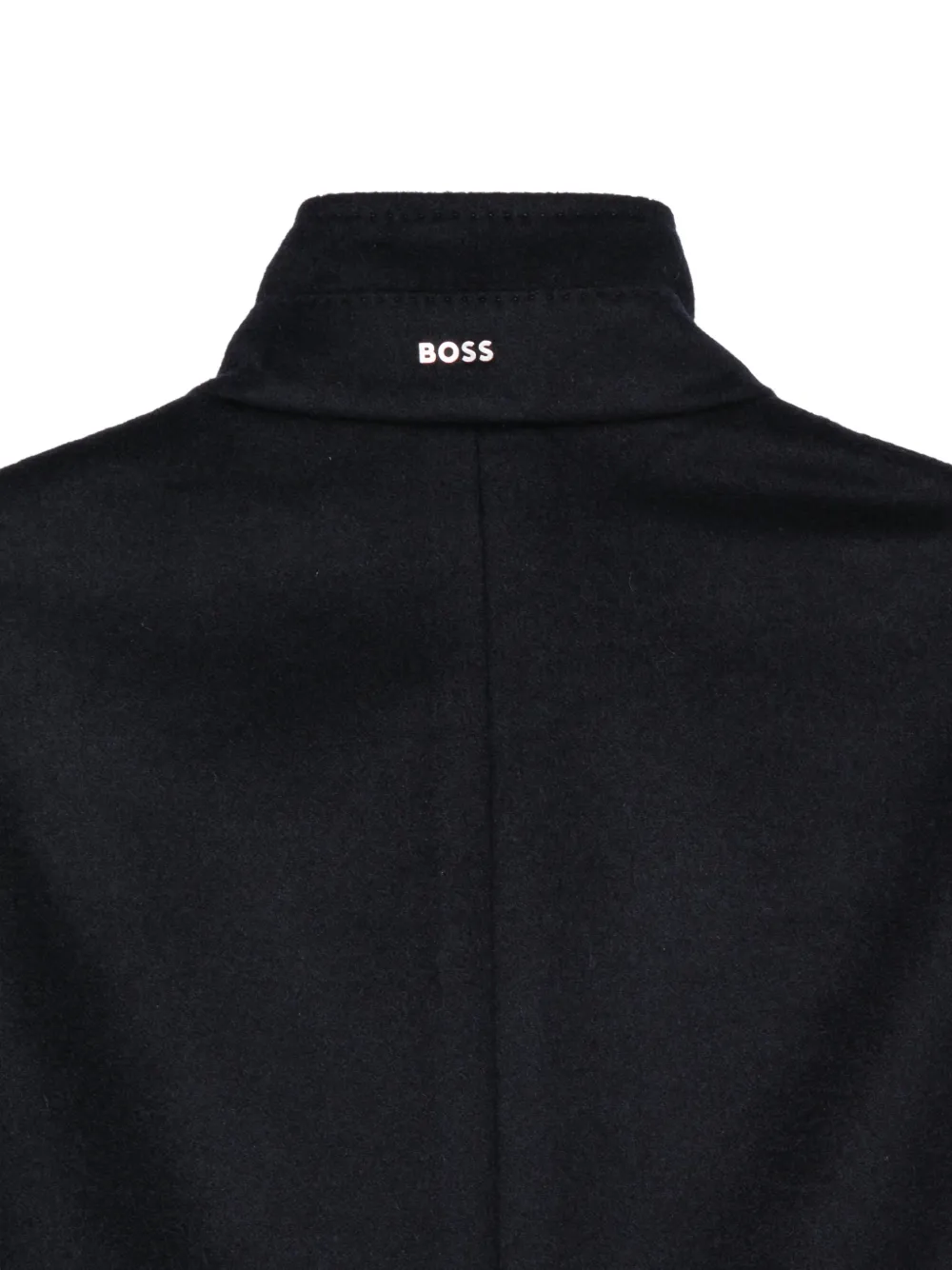 BOSS Hyde mantel met enkele rij knopen Blauw