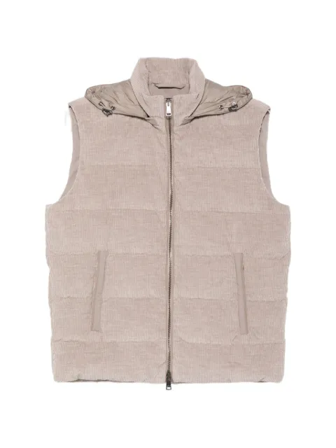 Paul & Shark quilted corduroy gilet