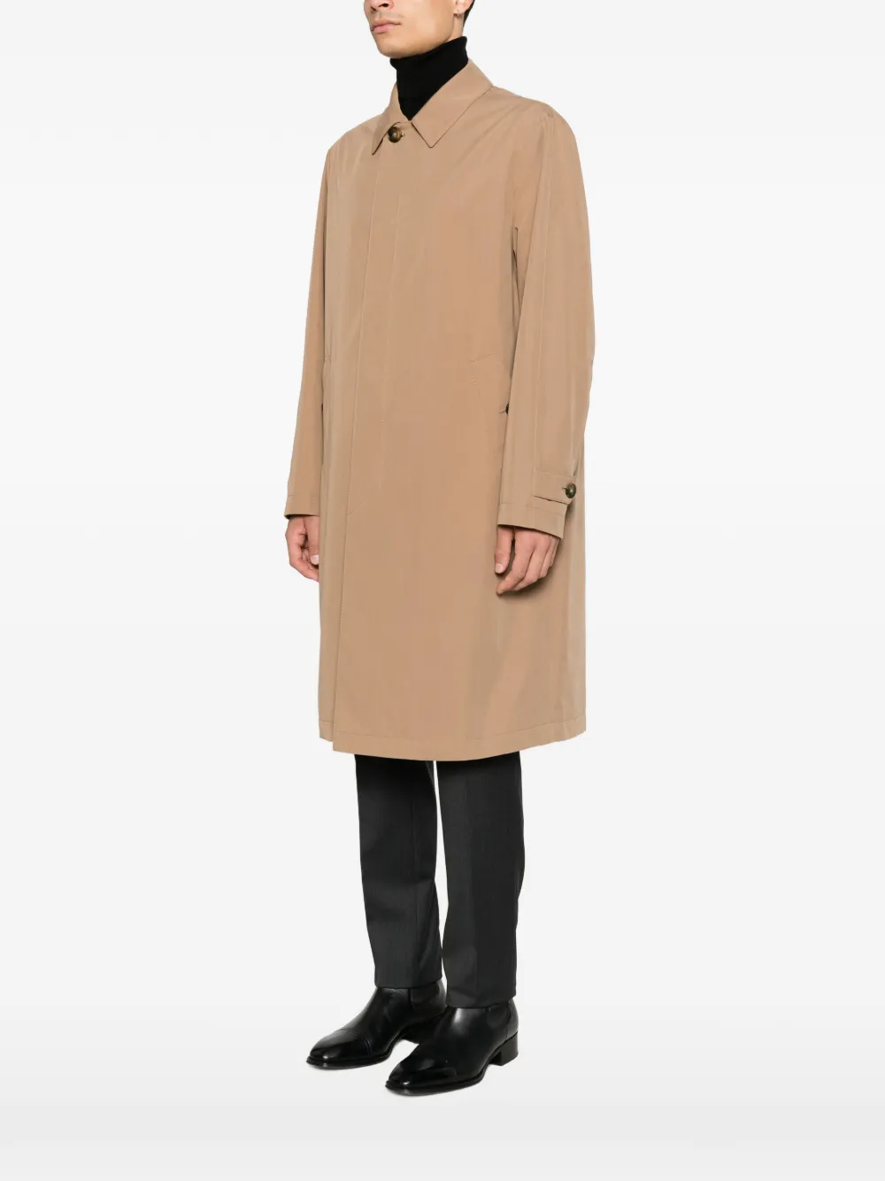 Canali Button-up jas Beige