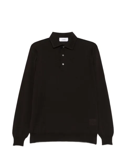 Lardini long-sleeve polo shirt