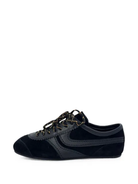 Dries Van Noten Pre-Owned low-top suede sneakers
