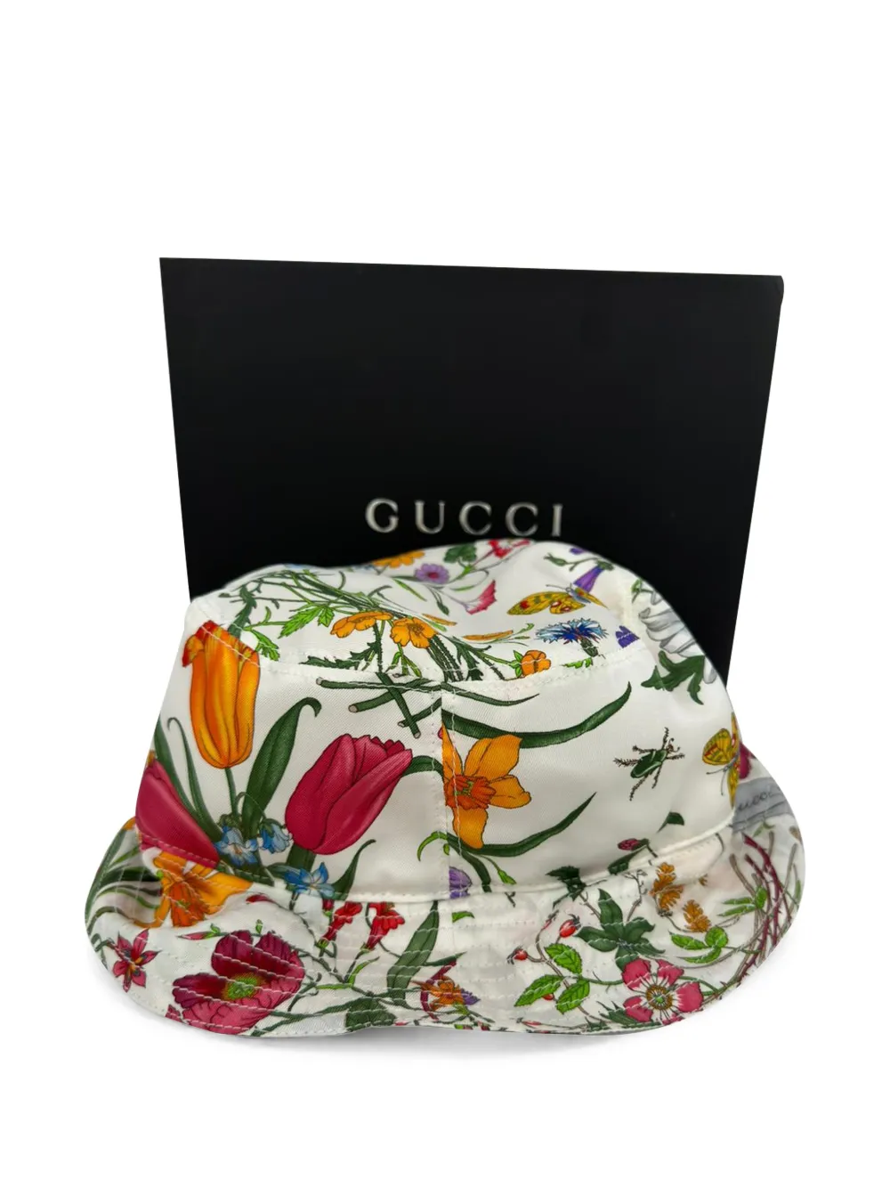 Gucci Pre-Owned 2020s Flora printed bucket hat - Weiß