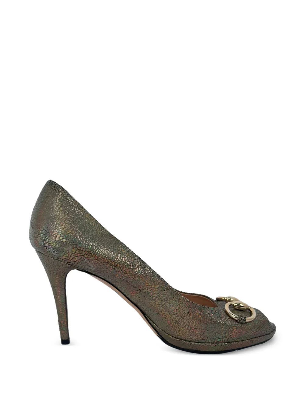 Gucci Pre-Owned New Hollywood Horsebit pumps - Grigio
