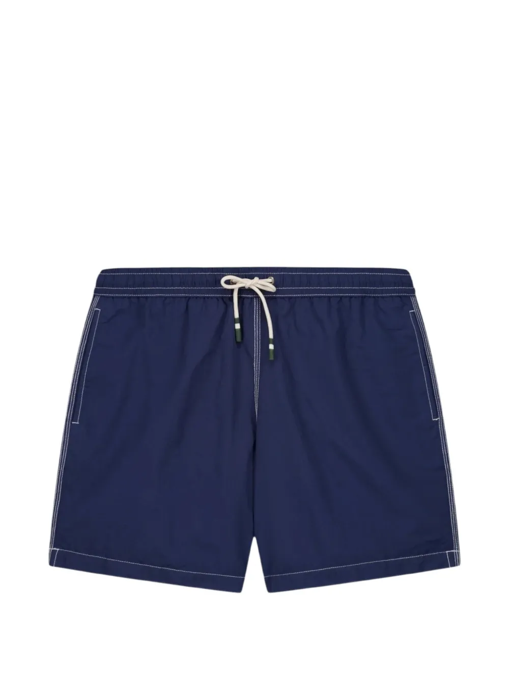 HARTFORD contrast-stitch drawstring swim shorts - Blau