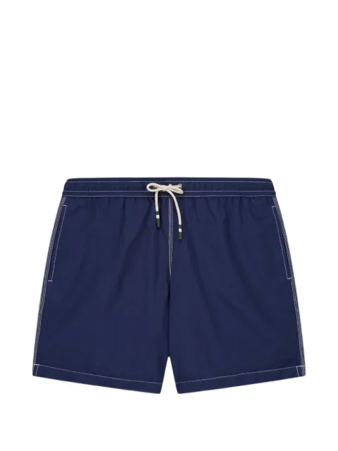 HARTFORD contrast-stitch drawstring swim shorts