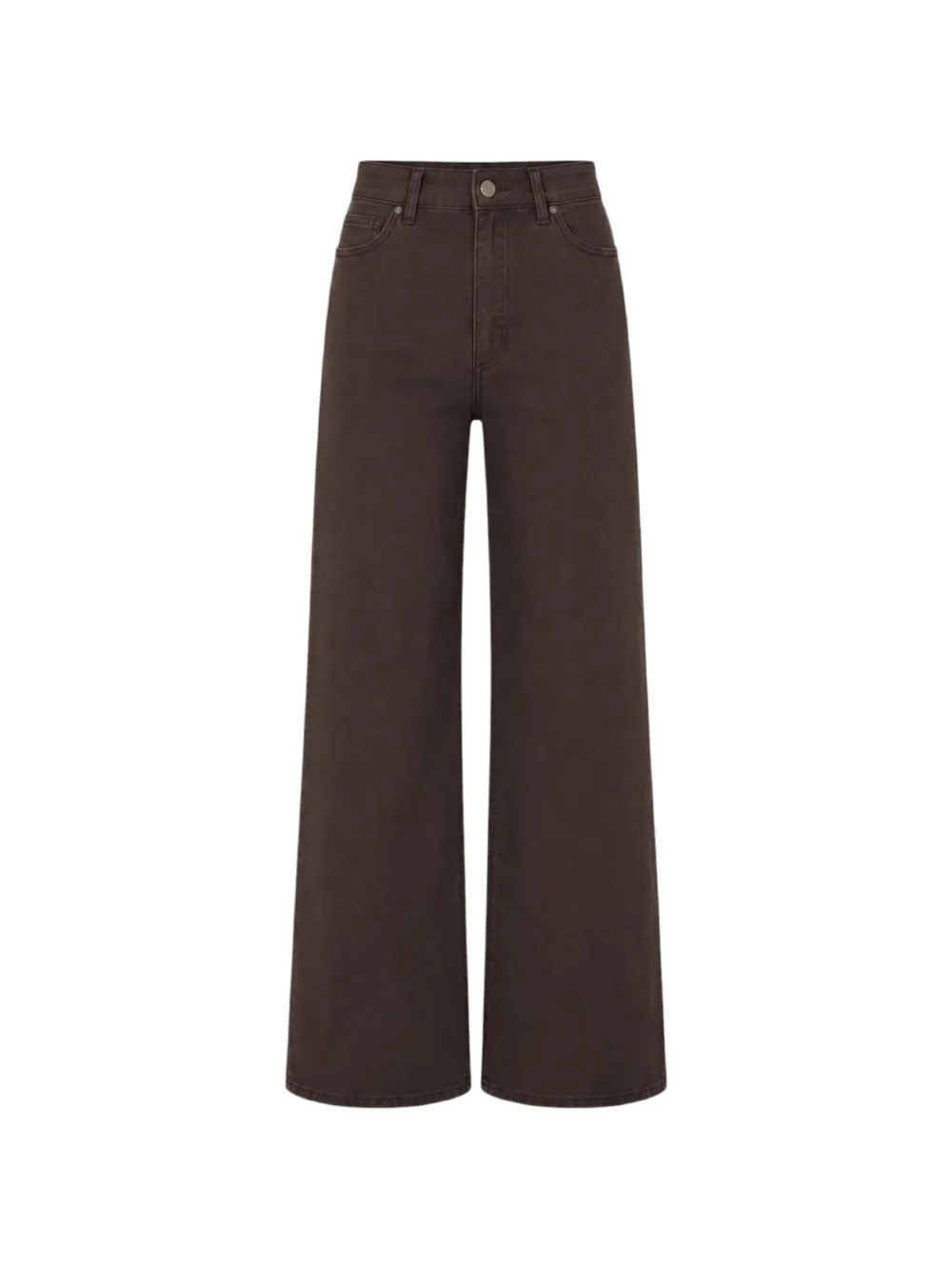 PAIGE wide-leg jeans - Braun