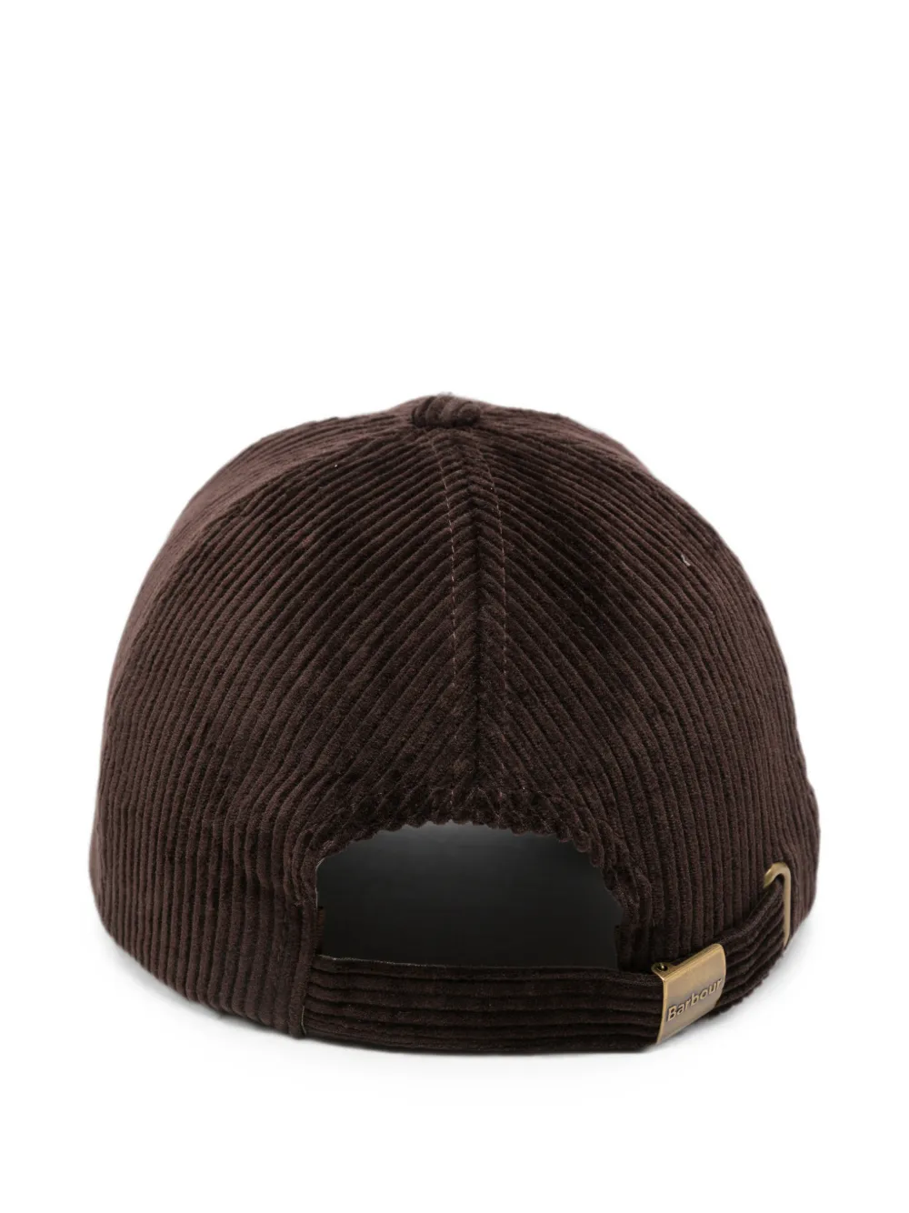 Barbour Preston ribfluwelen pet Bruin