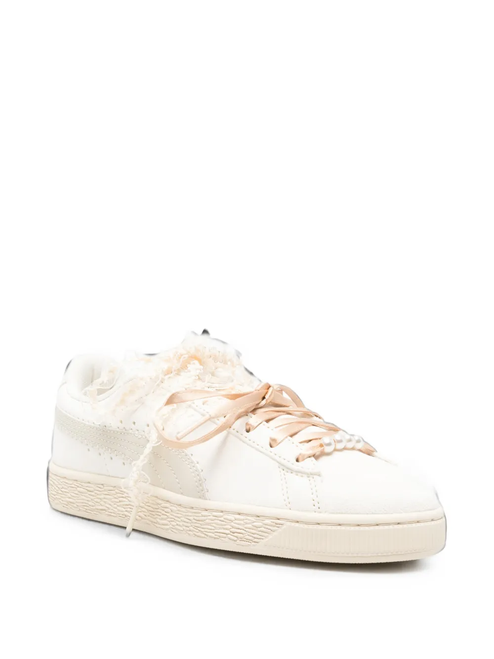 PUMA Leren sneakers Beige
