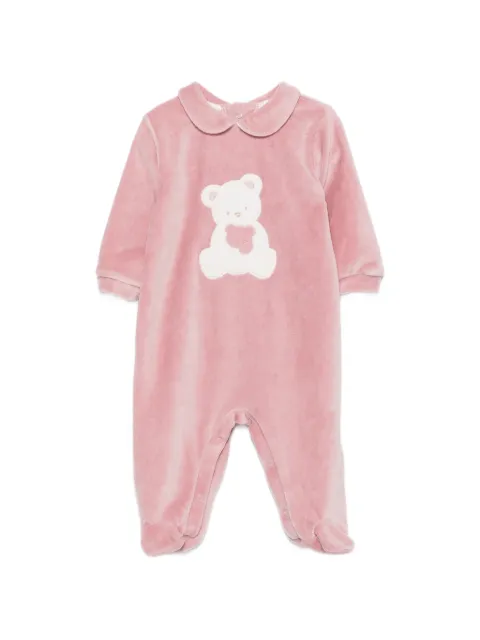 LALALU bear-patchwork pajamas
