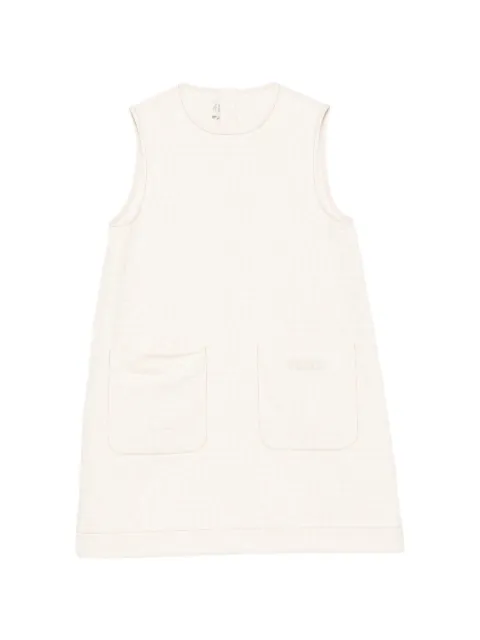 Fendi Kids FF logo-embossed sleeveless dress