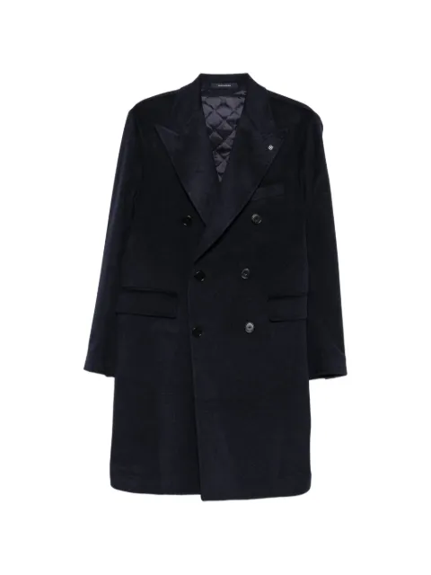 Tagliatore manteau croisé à revers pointus