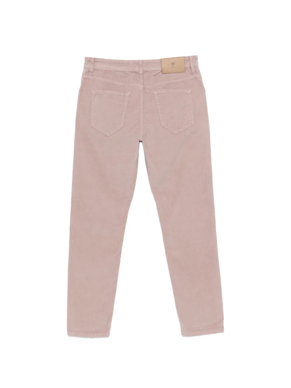PT Torino Ribfluwelen broek met logopatch Roze