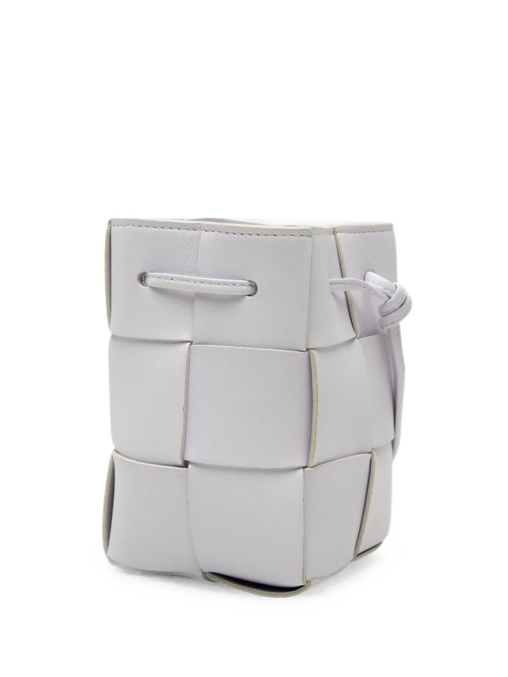 Bottega Veneta Pre-Owned 2012-2026 Mini Nappa Maxi Intrecciato Cassette bucket bag - Weiß