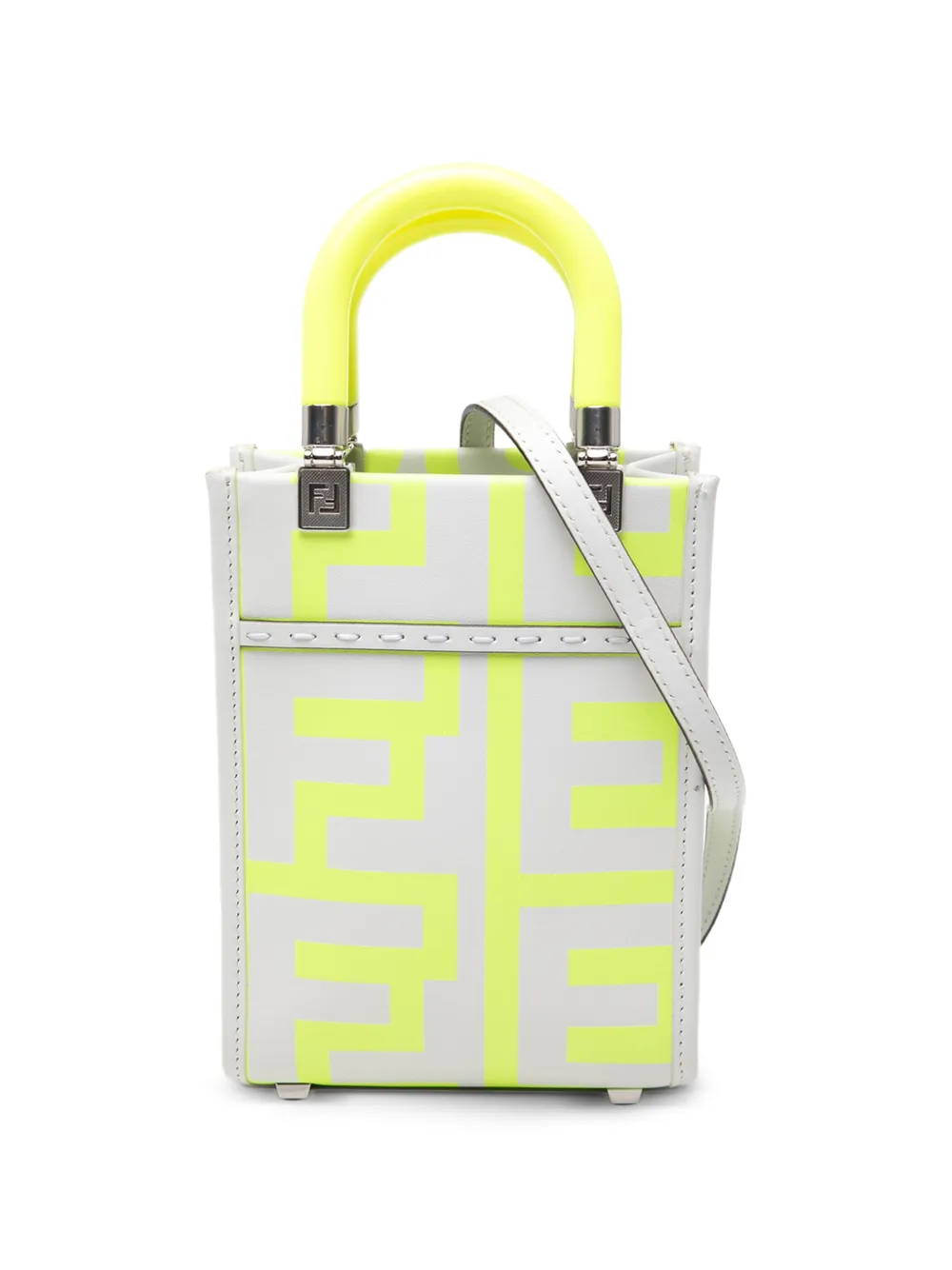 Fendi Pre-Owned 2010-2026 Marc Jacobs Mini Leather Sunshine Shopper Tote satchel - Giallo
