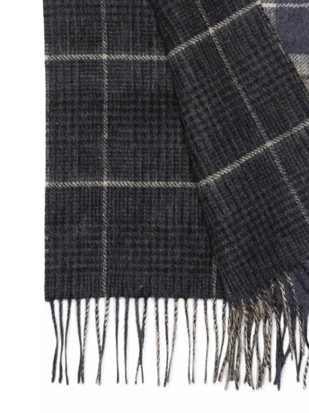 Barbour Sjaal met tartan ruit Blauw