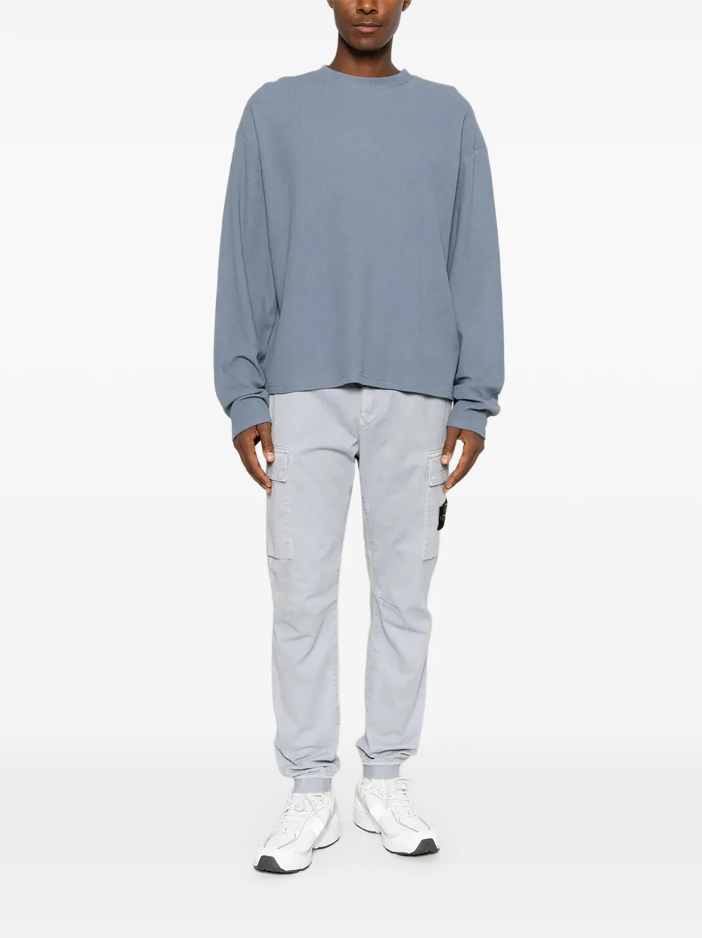 Stone Island Trainingsbroek met logopatch Grijs