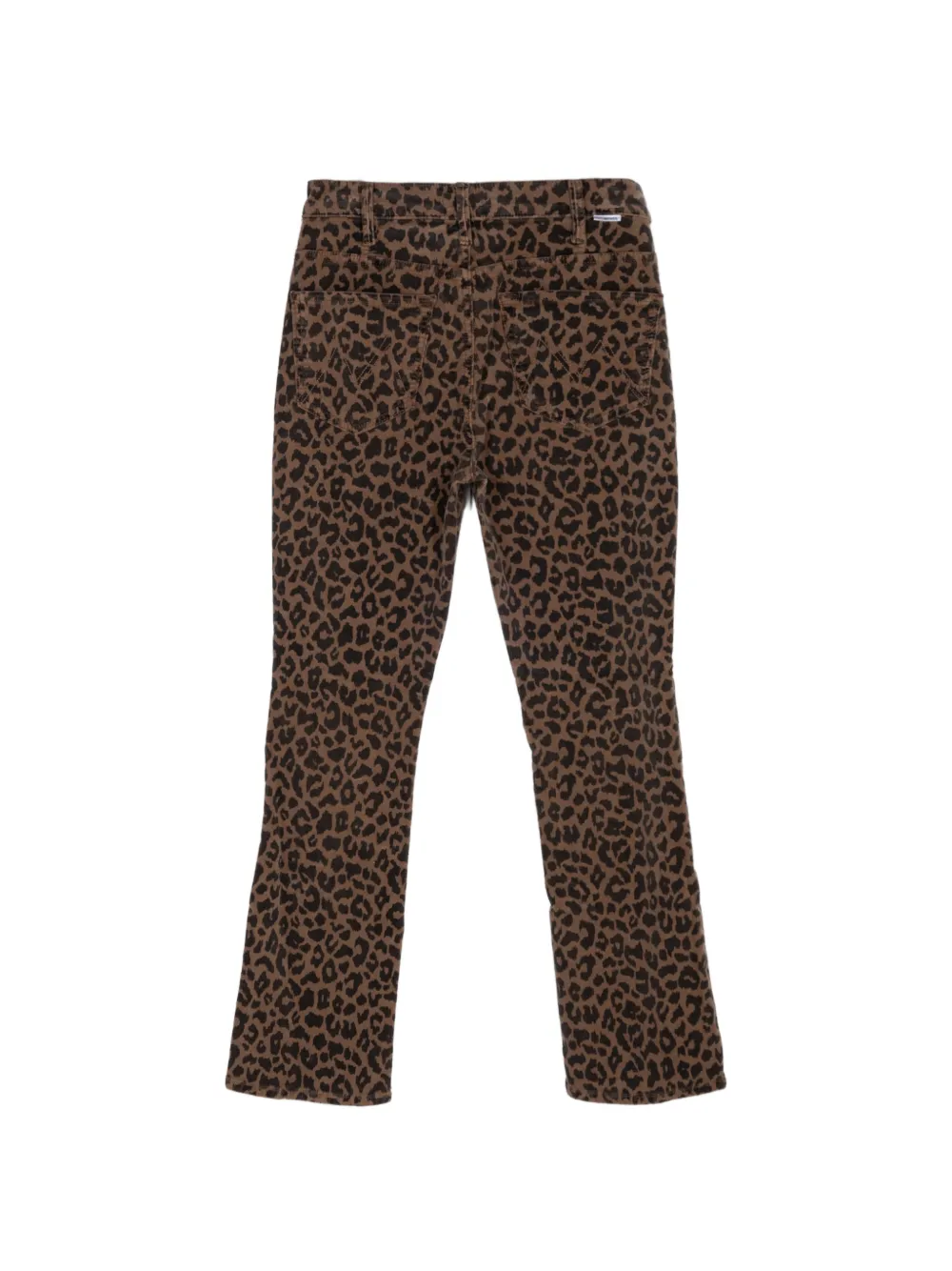 MOTHER The Hustler leopard-print jeans Bruin