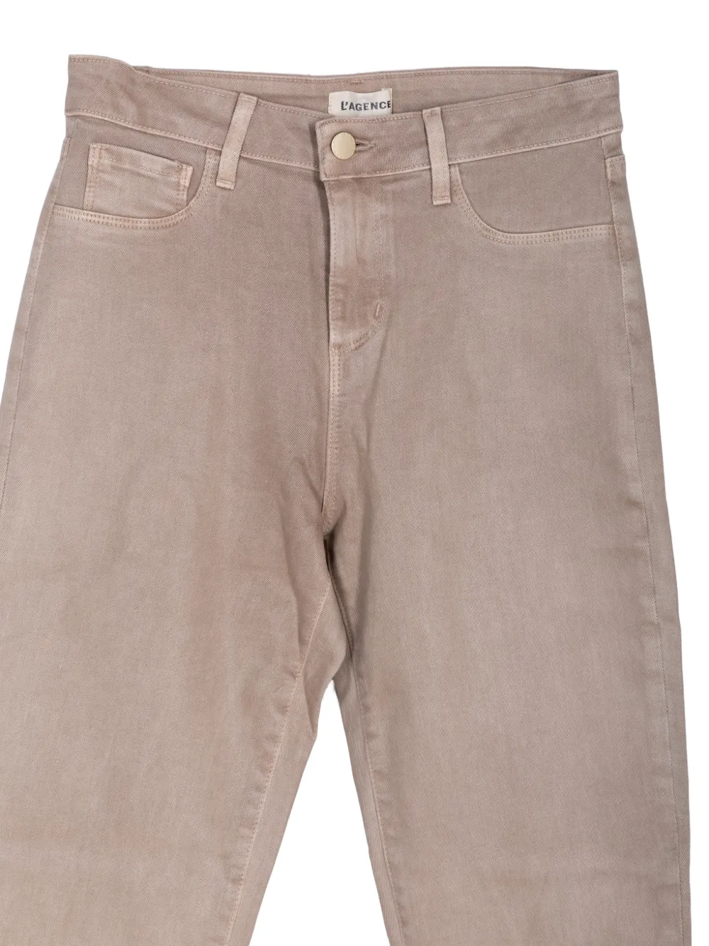 L'Agence Kick flare jeans Beige