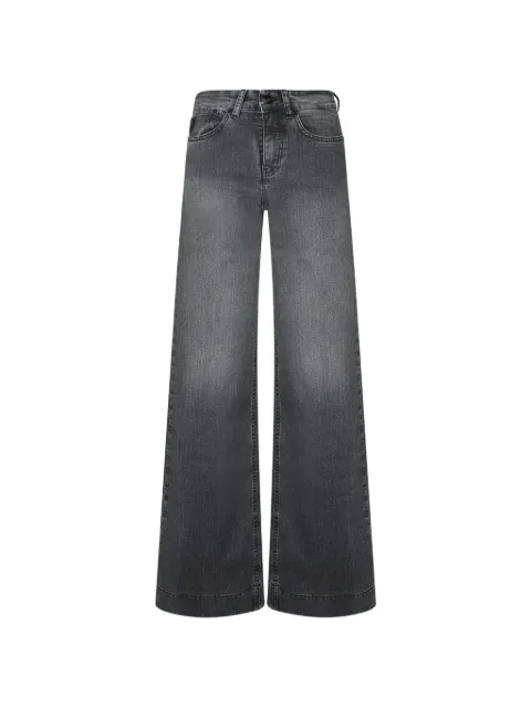 LOIS JEANS faded wide-leg jeans