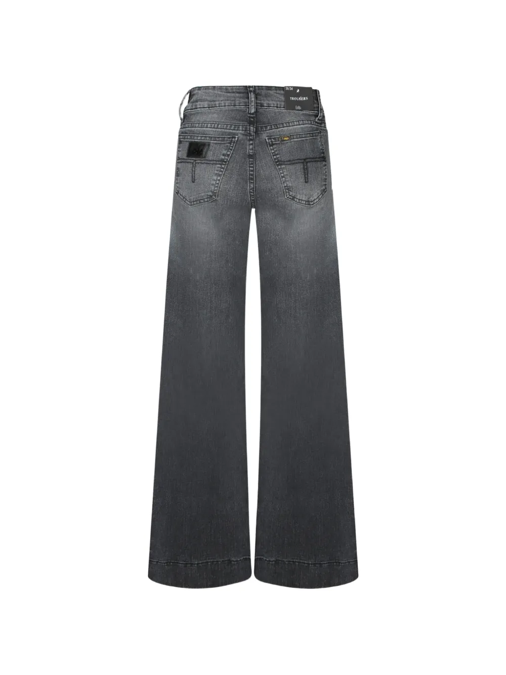 LOIS JEANS Lorna jeans met wijde pijpen Grijs