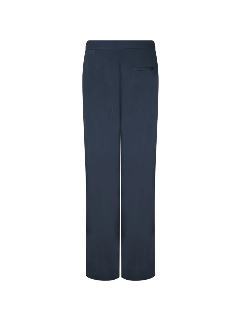Emporio Armani Broek met wijde pijpen Blauw