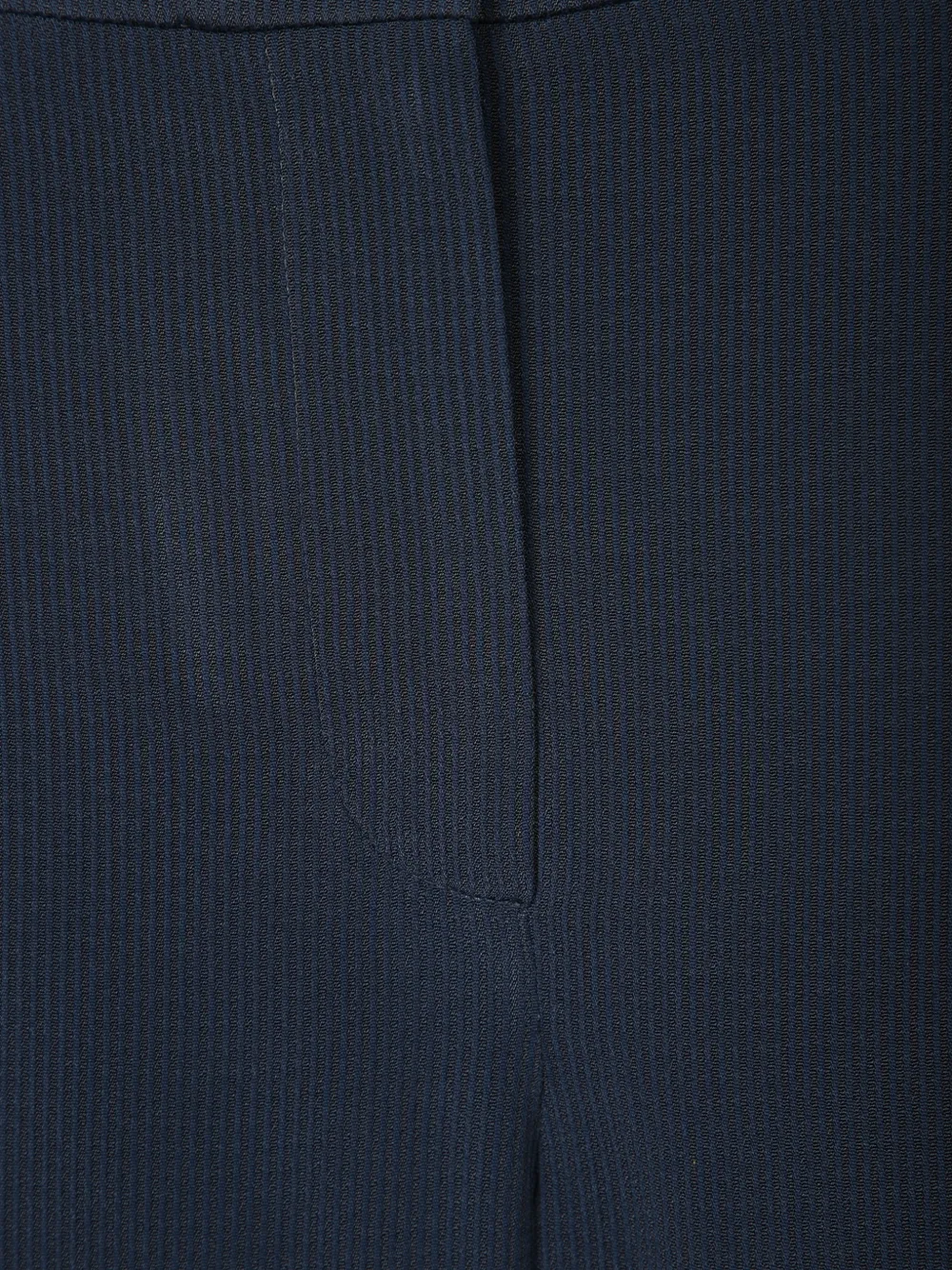 Emporio Armani Broek met wijde pijpen Blauw