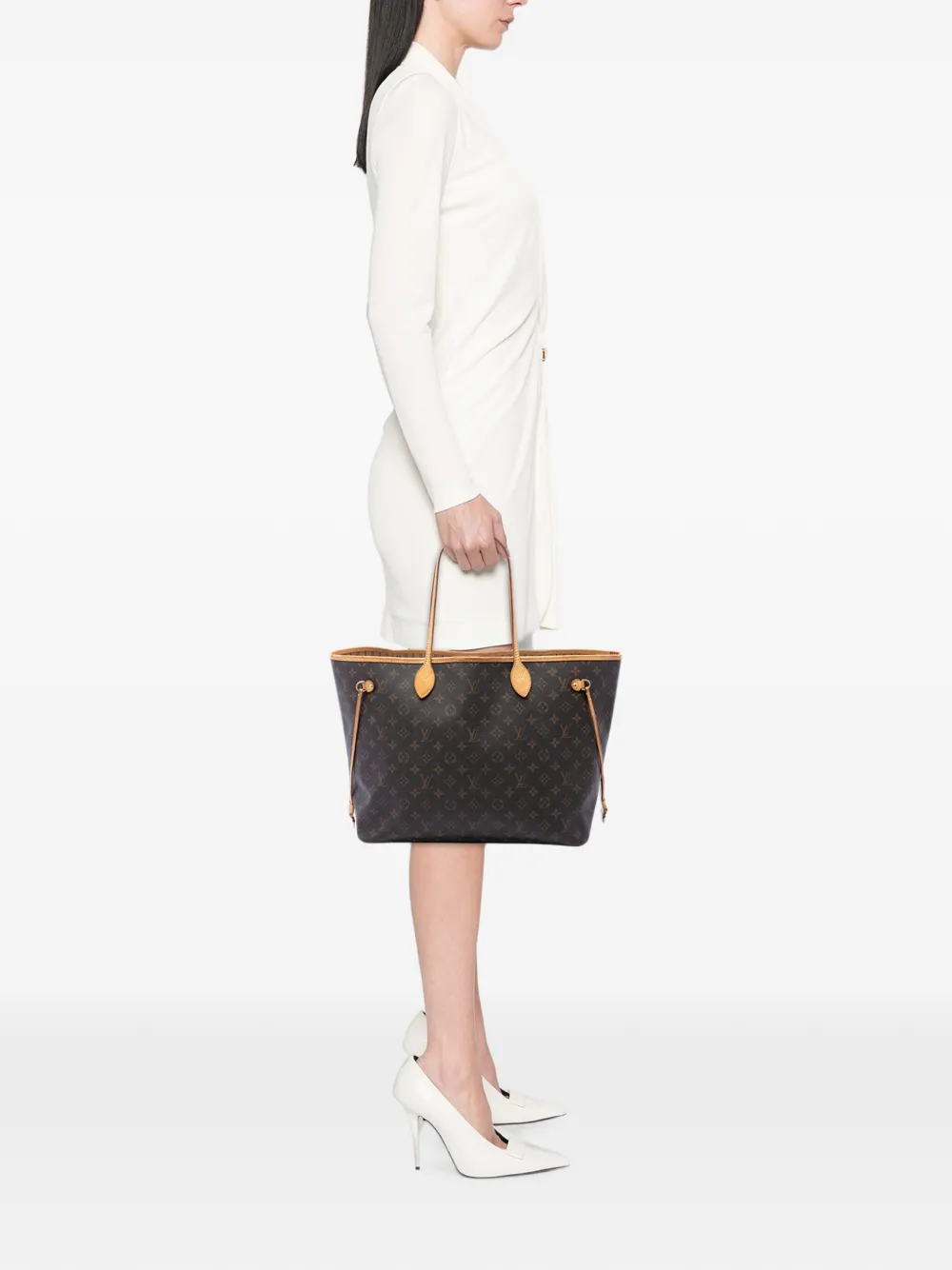 Louis Vuitton Pre-Owned 2009 Monogram Neverfull MM tote bag - Braun