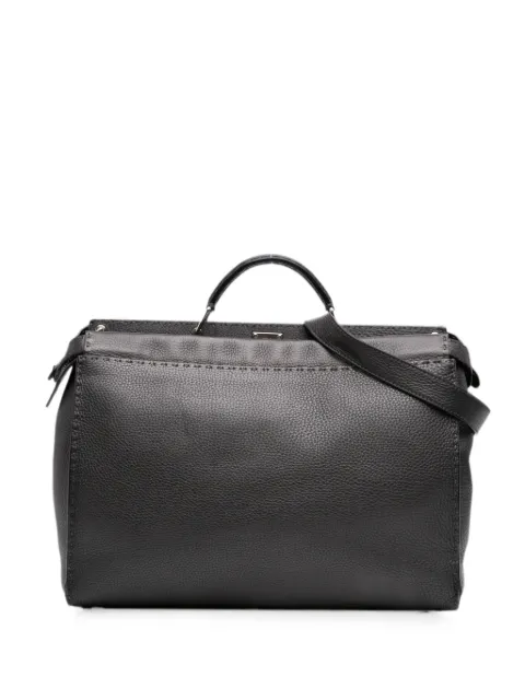 Fendi Pre-Owned 2000-2010 Large Leather Selleria Peekaboo Iconic Fit Bag business bag
