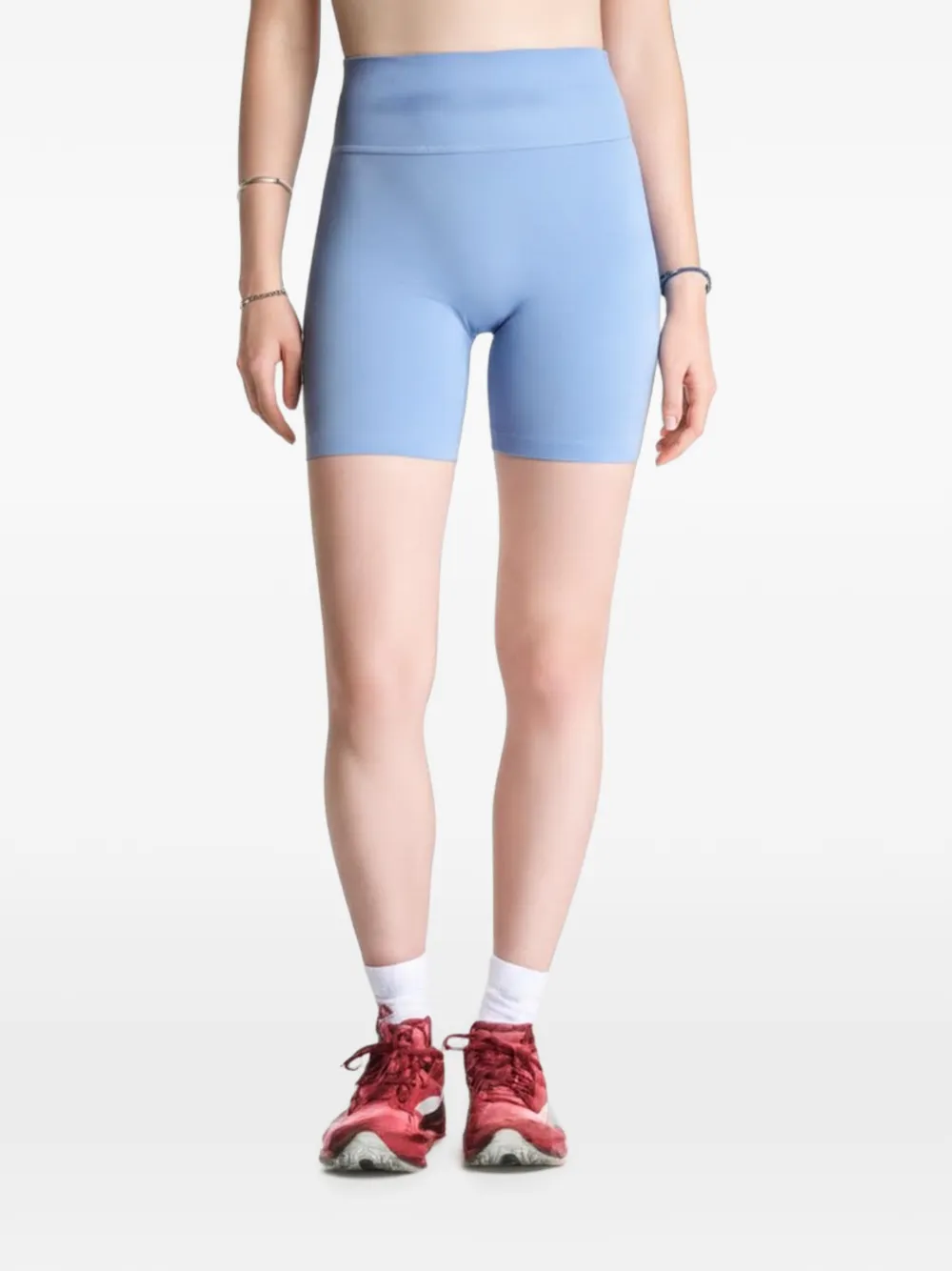 Nike Pro Seamless Dri-FIT high-waisted biker shorts - Blau
