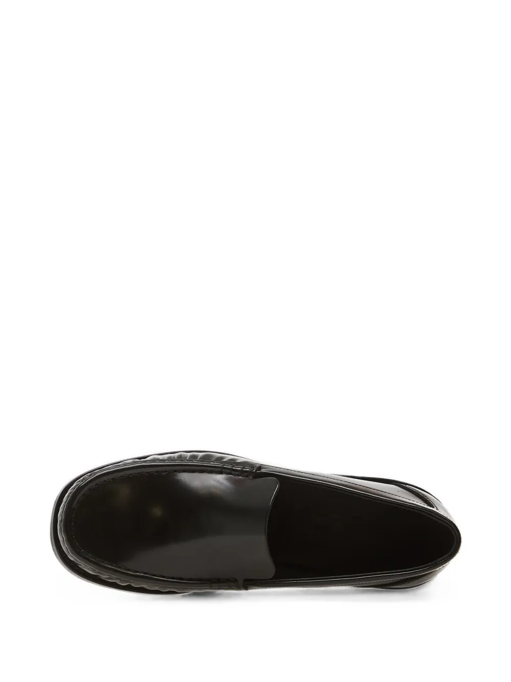 A.P.C. leather loafers Zwart