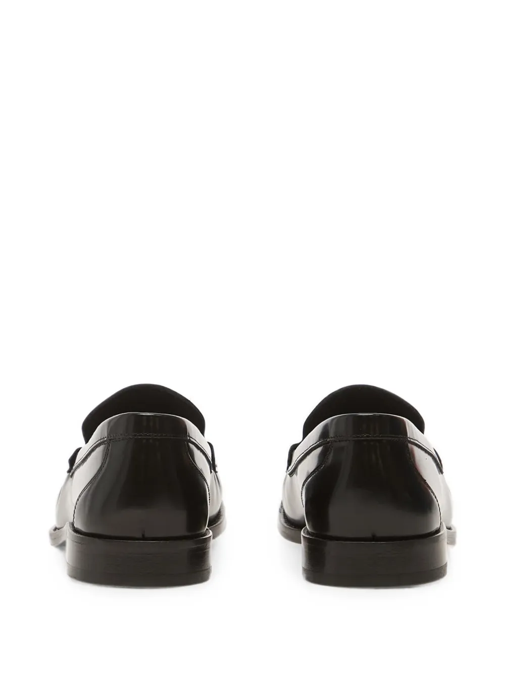A.P.C. leather loafers Zwart