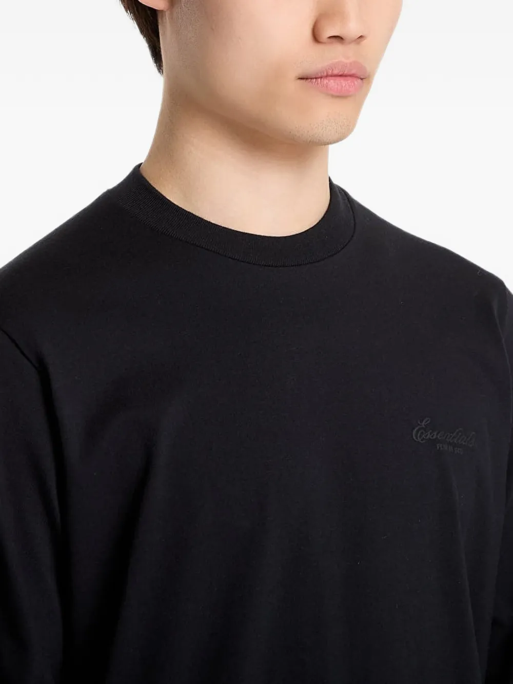 FEAR OF GOD ESSENTIALS T-shirt met lange mouwen Zwart