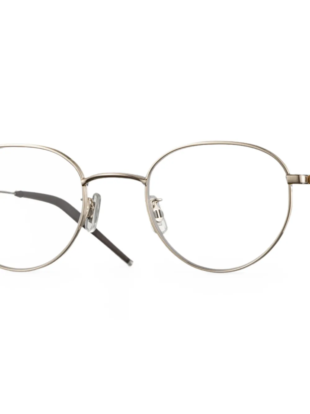 Eyevan7285 Zonnebril met rond montuur Goud