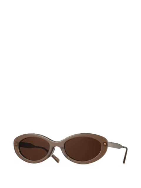 Eyevan7285 lentes de sol Kado-E con armazón ovalada