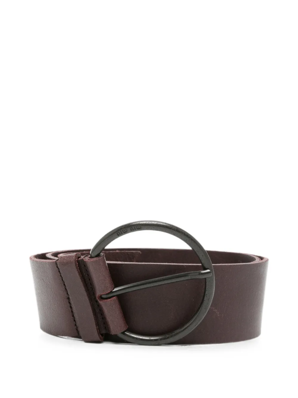 Miu Miu Pre-Owned Cintura con fibbia anni 2000 - Marrone