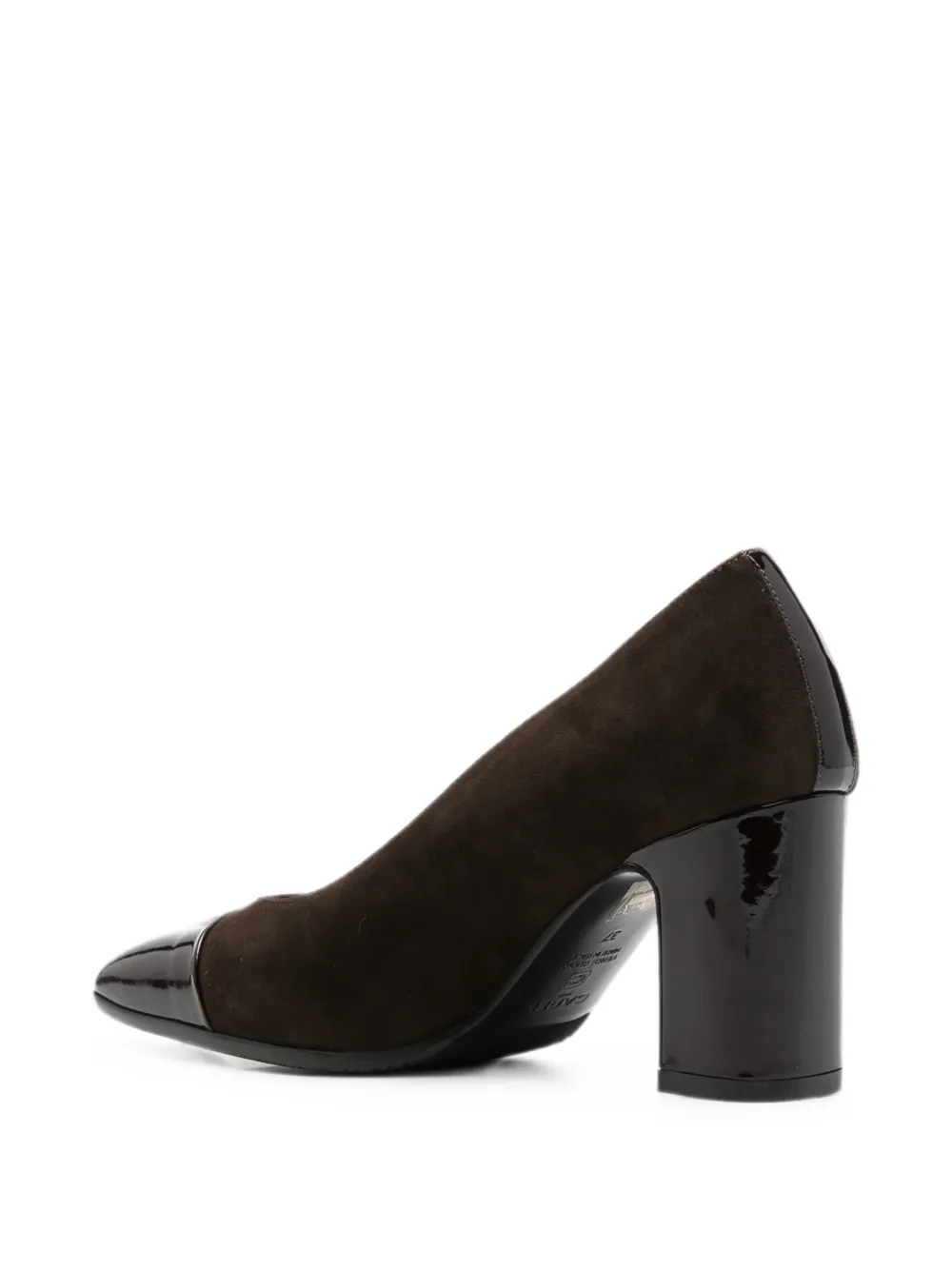 Carel Paris Rosana patent-trimmed pumps Bruin
